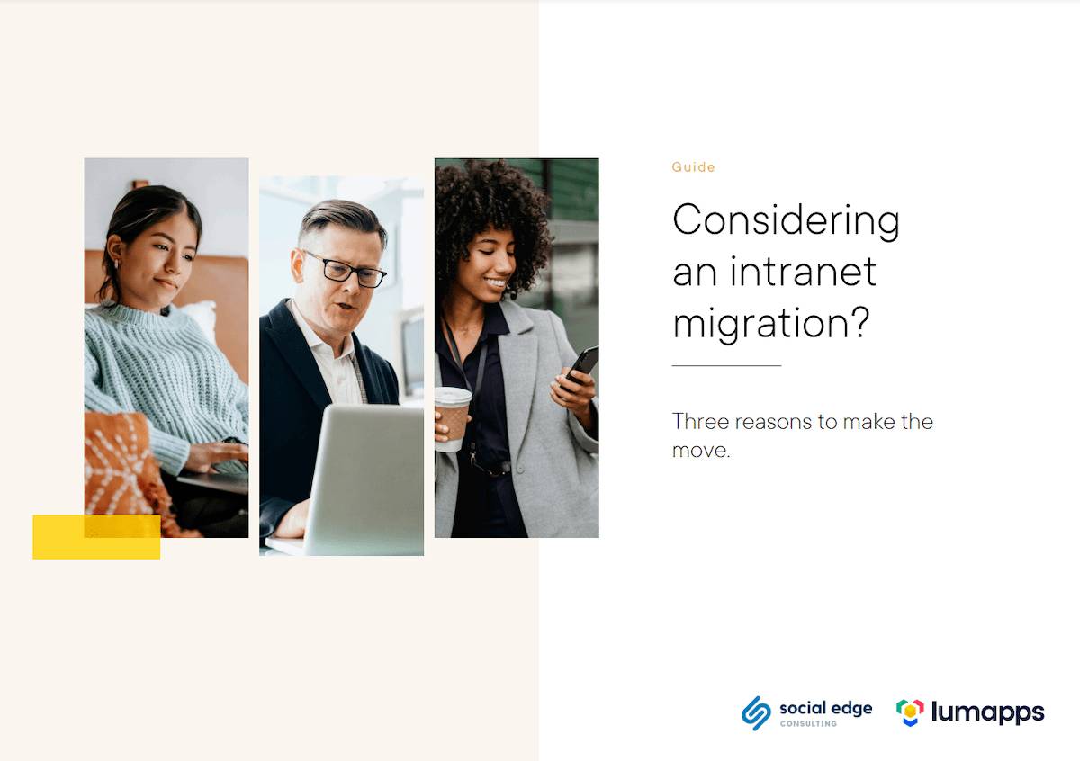 Guide Social Edge Considering an Intranet Migration