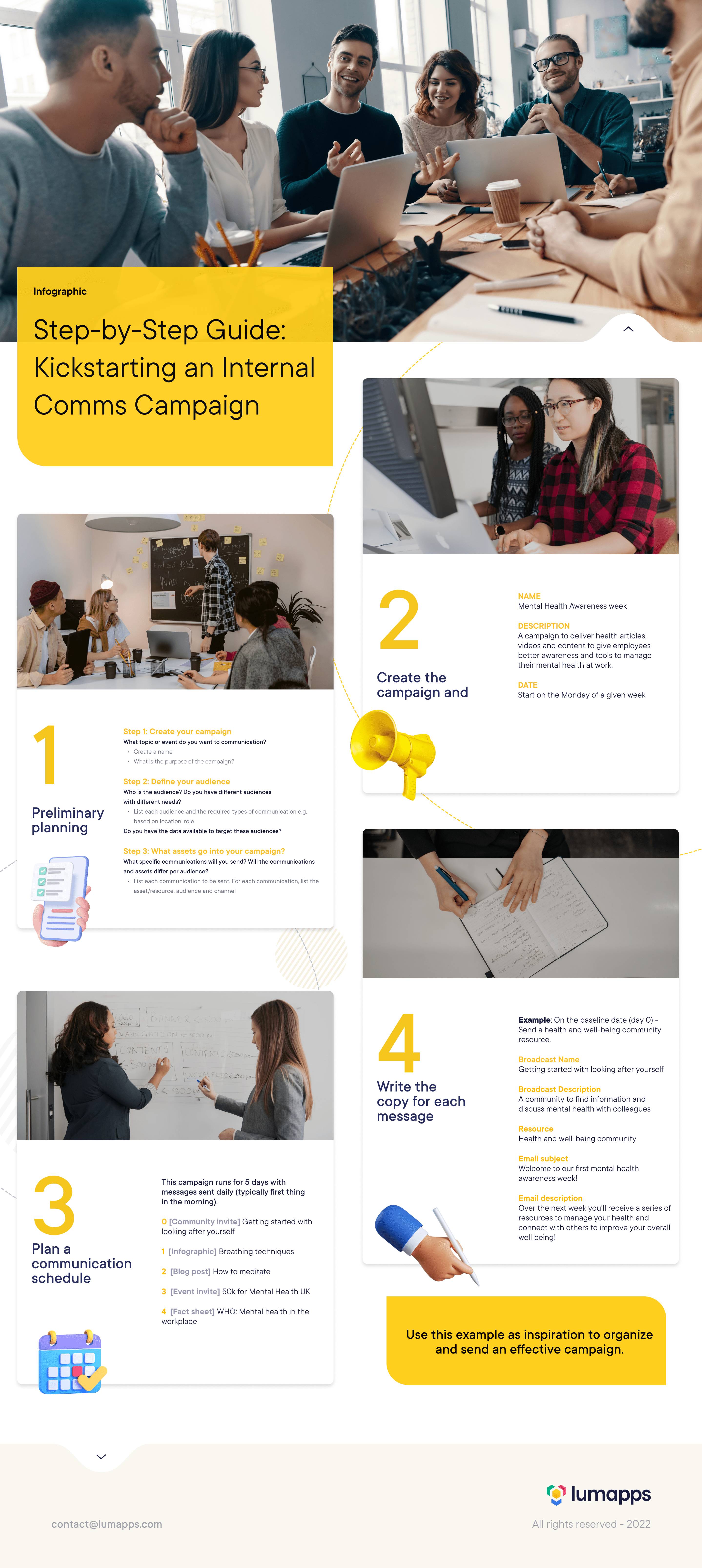 Step-by-Step Guide: Kickstarting an Internal Comms Campaign 