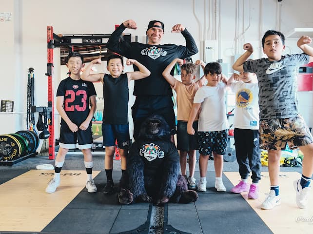 Young athletes training at JB Training