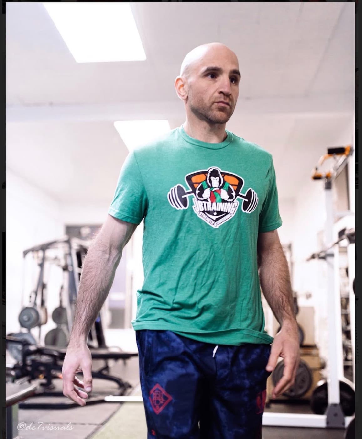 Jamal Baqleh standing in the gym